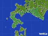 道南のアメダス実況(風向・風速)(2023年08月31日)