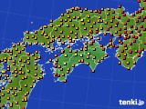 四国地方のアメダス実況(気温)(2023年09月01日)