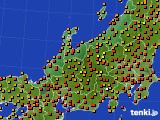 北陸地方のアメダス実況(気温)(2023年09月02日)