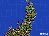 東北地方のアメダス実況(日照時間)(2023年09月03日)