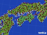 四国地方のアメダス実況(日照時間)(2023年09月03日)