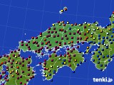 中国地方のアメダス実況(日照時間)(2023年09月04日)