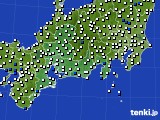 東海地方のアメダス実況(風向・風速)(2023年09月04日)