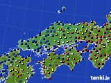 2023年09月05日の中国地方のアメダス(日照時間)