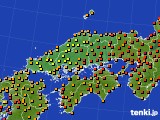 中国地方のアメダス実況(気温)(2023年09月05日)