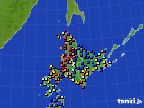 北海道地方のアメダス実況(日照時間)(2023年09月06日)