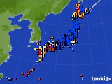 2023年09月06日のアメダス(日照時間)