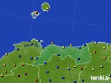 鳥取県のアメダス実況(日照時間)(2023年09月06日)