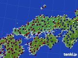 2023年09月07日の中国地方のアメダス(日照時間)