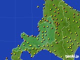 道央のアメダス実況(気温)(2023年09月08日)