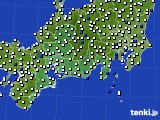 東海地方のアメダス実況(風向・風速)(2023年09月08日)