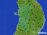 2023年09月09日の秋田県のアメダス(日照時間)