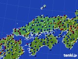 2023年09月10日の中国地方のアメダス(日照時間)