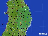 岩手県のアメダス実況(日照時間)(2023年09月10日)