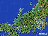 北陸地方のアメダス実況(日照時間)(2023年09月11日)