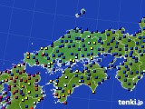 2023年09月11日の中国地方のアメダス(日照時間)