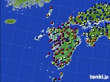 2023年09月11日の九州地方のアメダス(日照時間)