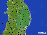 岩手県のアメダス実況(日照時間)(2023年09月11日)