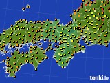 近畿地方のアメダス実況(気温)(2023年09月11日)