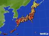 アメダス実況(気温)(2023年09月12日)