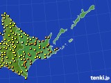 道東のアメダス実況(気温)(2023年09月12日)