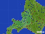 2023年09月13日の道央のアメダス(日照時間)
