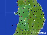 秋田県のアメダス実況(日照時間)(2023年09月13日)