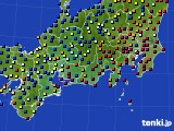 2023年09月14日の東海地方のアメダス(日照時間)