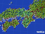 近畿地方のアメダス実況(日照時間)(2023年09月15日)
