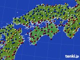 四国地方のアメダス実況(日照時間)(2023年09月15日)