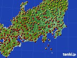 関東・甲信地方のアメダス実況(気温)(2023年09月15日)