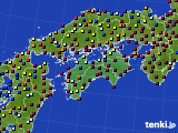 四国地方のアメダス実況(日照時間)(2023年09月16日)