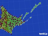 道東のアメダス実況(日照時間)(2023年09月16日)