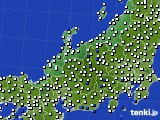 北陸地方のアメダス実況(風向・風速)(2023年09月16日)