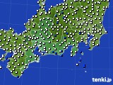 東海地方のアメダス実況(風向・風速)(2023年09月16日)
