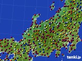 北陸地方のアメダス実況(日照時間)(2023年09月17日)
