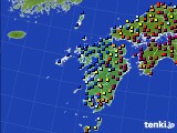 2023年09月17日の九州地方のアメダス(日照時間)