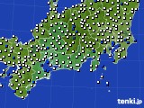 東海地方のアメダス実況(風向・風速)(2023年09月17日)