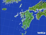 九州地方のアメダス実況(降水量)(2023年09月18日)