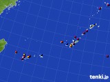 2023年09月18日の沖縄地方のアメダス(日照時間)