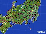 関東・甲信地方のアメダス実況(日照時間)(2023年09月18日)