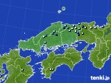中国地方のアメダス実況(降水量)(2023年09月19日)