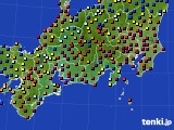 2023年09月19日の東海地方のアメダス(日照時間)