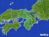 近畿地方のアメダス実況(降水量)(2023年09月20日)