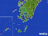 鹿児島県のアメダス実況(日照時間)(2023年09月20日)