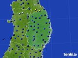 岩手県のアメダス実況(日照時間)(2023年09月20日)