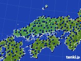 2023年09月22日の中国地方のアメダス(日照時間)
