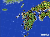 九州地方のアメダス実況(気温)(2023年09月23日)