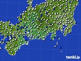 東海地方のアメダス実況(風向・風速)(2023年09月23日)