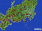 関東・甲信地方のアメダス実況(日照時間)(2023年09月25日)